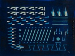 Composition sur fond bleu Composition sur fond bleu