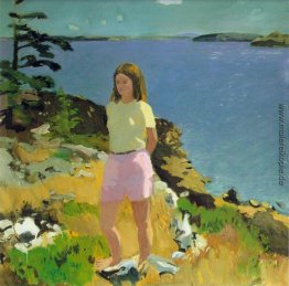 Mädchen in einer Landschaft Mädchen in einer Landschaft